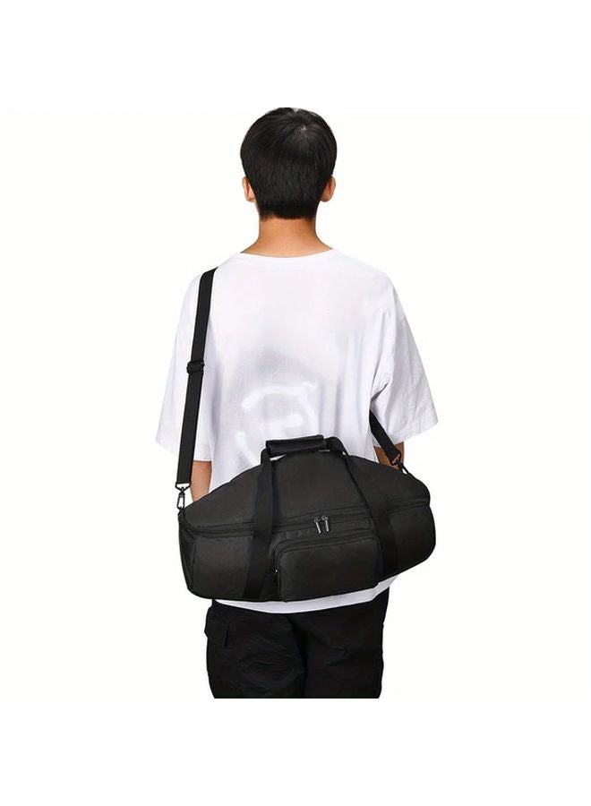Black Waterproof Wireless Compatible Speaker Shoulder Bag for JBL Boombox 3 and Boombox 2 - Image 5